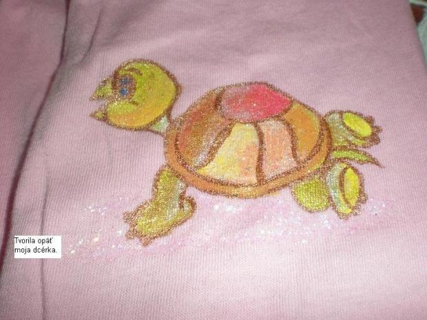 Tvorila moja predškoláčka, Maľovaný textil Tvorila moja predškoláčka, Maľovaný textil, Miriam1, 1