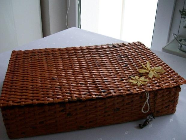 Šperkovnica, Papierové pletenie, uzlik, 1