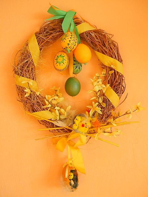 veľkonočný venček, Aranžovanie, evelin, 1