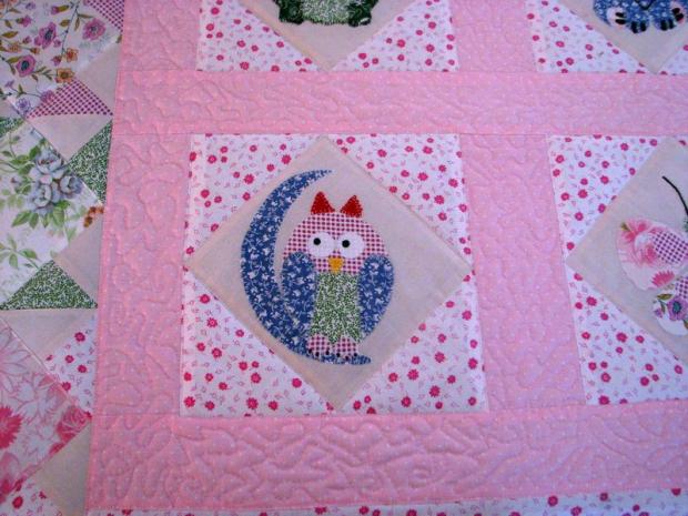 Detail deky, nášivka, Patchwork Detail deky, nášivka, Patchwork, Mery13, 1