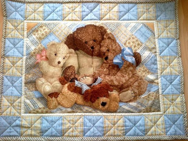 Detská deka, Patchwork Detská deka, Patchwork, anaj, 1