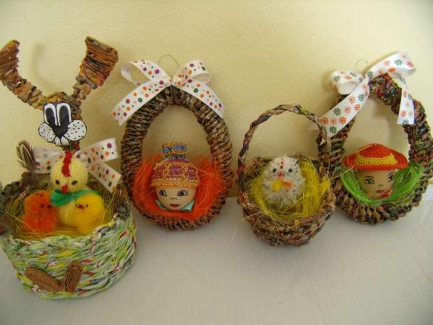 velkonocne kreacie, Papierové pletenie, maria1950, 1