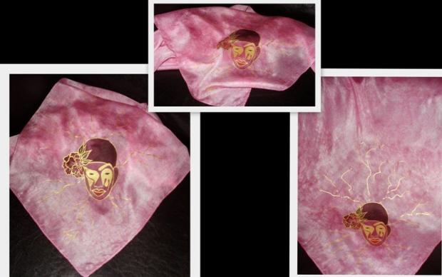 Prvá šatka, Maľovaný textil Prvá šatka, Maľovaný textil, janica3331, 1