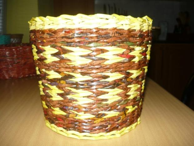 Obal na kvety4, Papierové pletenie, Ryba01, 1