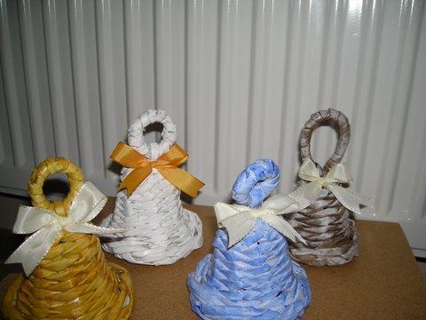 zvončeky z papiera, Papierové pletenie, Thujopsis, 1