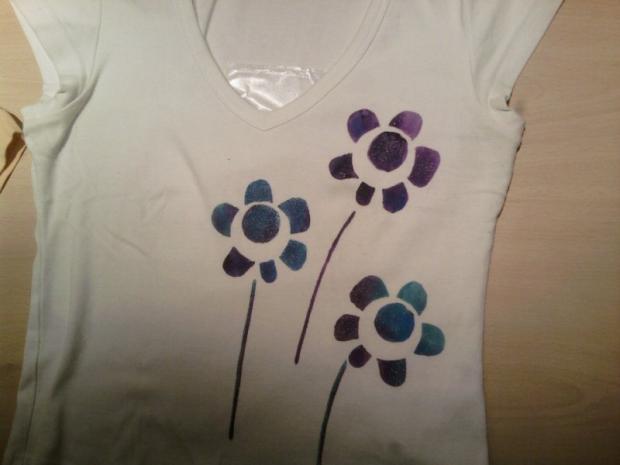 moje prvé tričeno, Maľovaný textil moje prvé tričeno, Maľovaný textil, evina92, 1