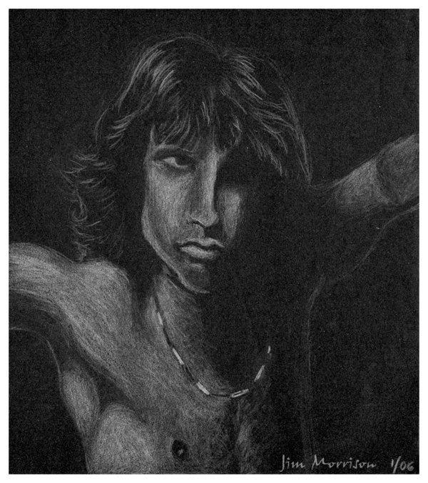 Jim Morrison, Maľovanie, cincila, 1