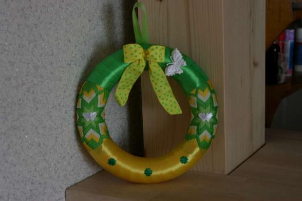 zlto=zeleny vencek 2., Falošný patchwork, ediaka, 1