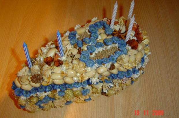 Imitácia torty k 50tke, Aranžovanie, -Iva-, 1
