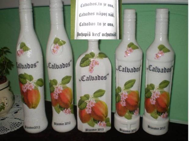 na domáci Calvados.., Servítková technika na domáci Calvados.., Servítková technika, Nelly54, 1
