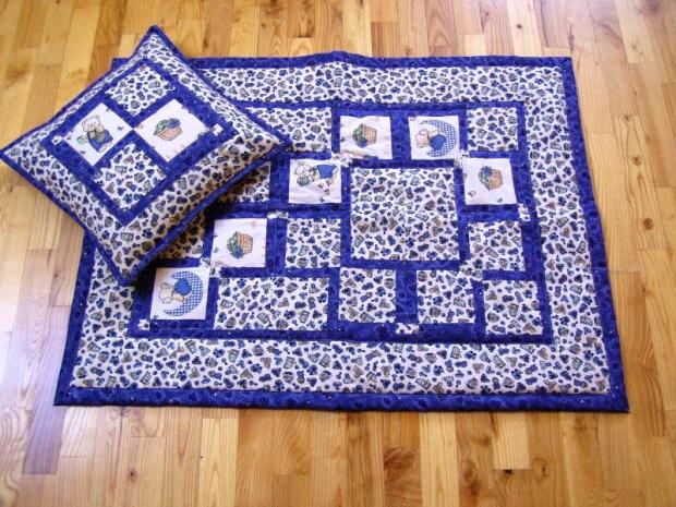 detská deka a vankušik, Patchwork, zuzapd, 1