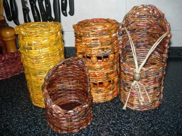 Tesne pred dokončením, Papierové pletenie, Ryba01, 1