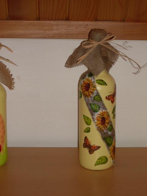 Slnečnicová fľaša, Servítková technika, Maryd, 1