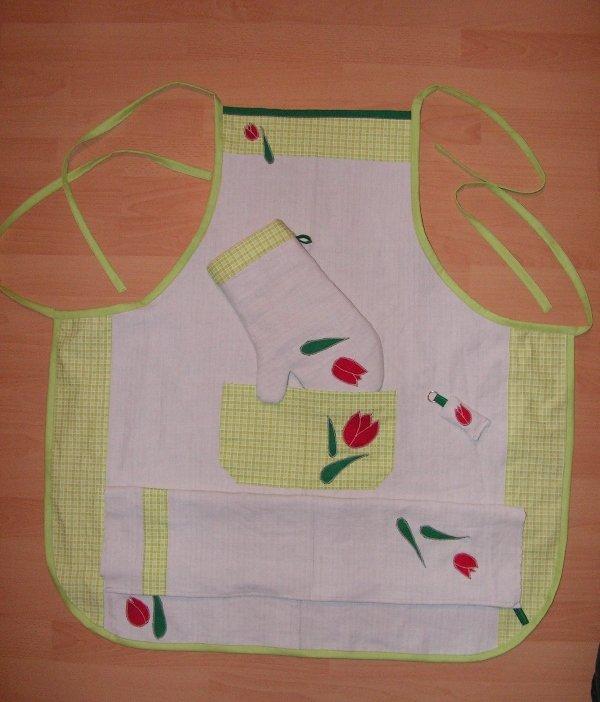 zástera,rukavica,utierka klúčenka, Šitie, jankarevucanka, 1