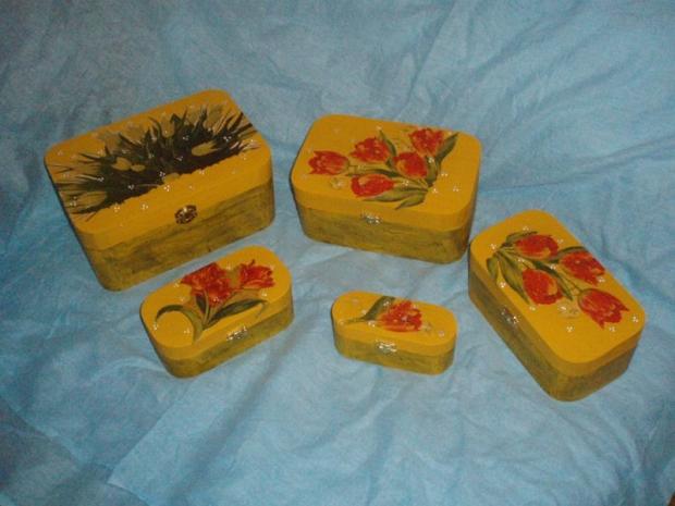 Tulipány, Servítková technika, Tonka64, 1