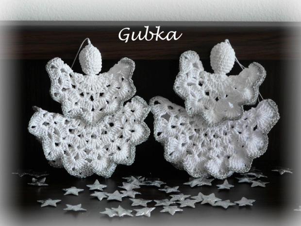 Háčkovaní anjelici, Háčkovanie Háčkovaní anjelici, Háčkovanie, gubka, 1