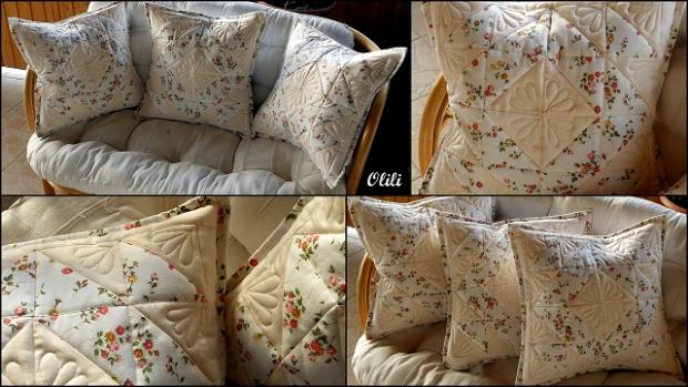 vankúše, Patchwork vankúše, Patchwork, olili, 1